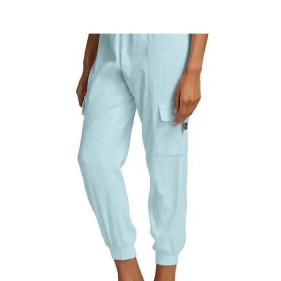NWT Alice + Olivia NWT Neta Cargo Pants in Powder Blue Size XL - Picture 2 of 4